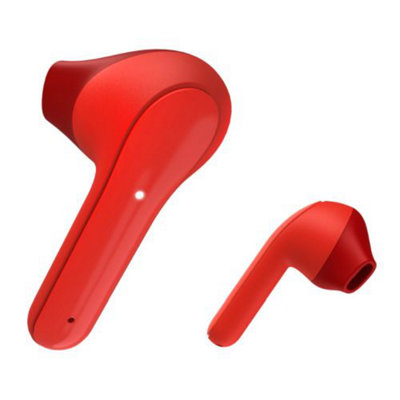 HAMA FREEDOM LIGHT RED BLUETOOTH TRUE WIRELESS EARBUDS WITH VOICE CONTROL
