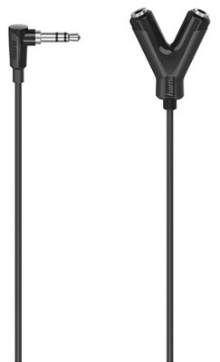 HAMA - Stereo 3.5mm Jack to 2x Stereo Socket Lead, 12cm Price Comparisons | Compare The Build