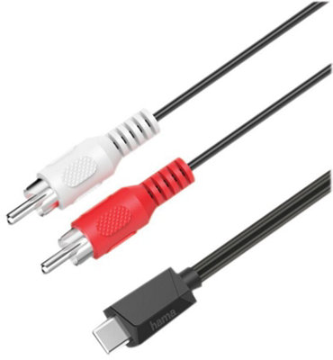 HAMA - USB-C to RCA Audio Cable, 1.5m -