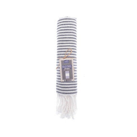 Haman Beach Towel 95 x 190 Stripe Blue