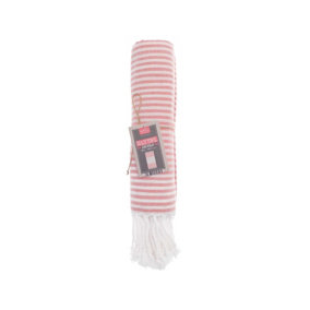 Haman Beach Towel 95 x 190 Stripe Pink