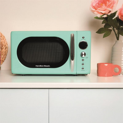 Hamilton Beach Microwave Retro Mint