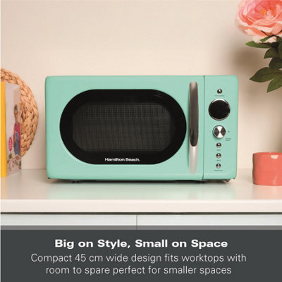 Hamilton Beach Microwave Retro Mint