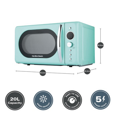 Hamilton Beach Microwave Retro Mint