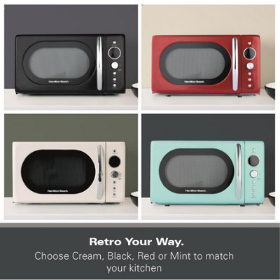 Hamilton Beach Microwave Retro Red