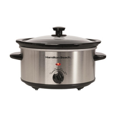 Hamilton Beach 'The Comfort Cook' 3.5L Silver Slow Cooker