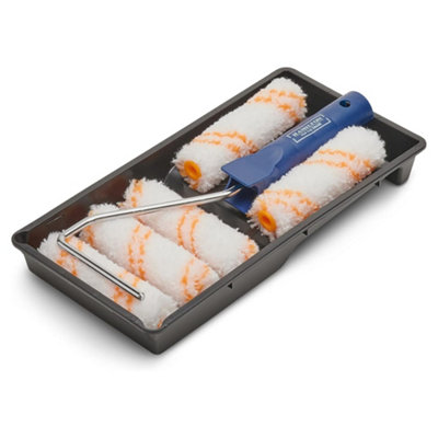 Hamilton Florida Walls & Ceiling 12 & 4 inch Emulsion Roller Kit With Extension Pole (12 Piece)