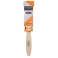 Hamilton For The Trade Flat Paint Brush Orange/White (1in)