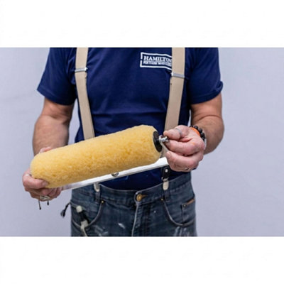 Hamilton Indiana 12 inch Masonry Long Pile Paint Sleeve & Double Arm Roller Frame