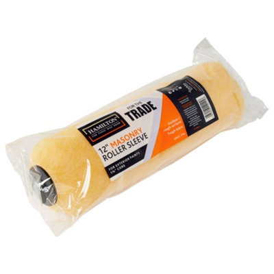 Hamilton Indiana 12 inch Masonry Long Pile Paint Sleeve & Double Arm Roller Frame
