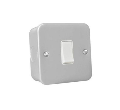 Hamilton MCDPWH-W 20A 1 Gang Double Pole Switch