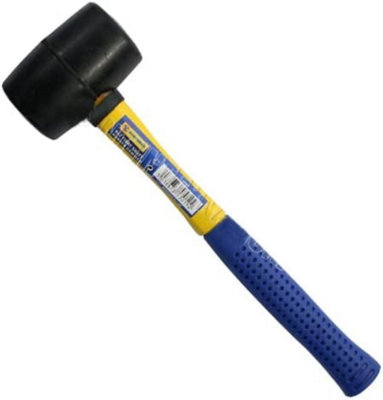 Hammer Mallet Rubber Grip Diy Fibre Shaft Leisure Heavy Duty 32oz