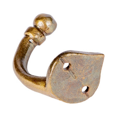 Hammer & Tongs - Arrow Head Hook - W35mm x H40mm - Brass - 3