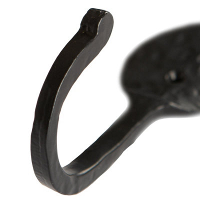 Hammer & Tongs Arrowhead Coat Hook - W55mm x H140mm - Black