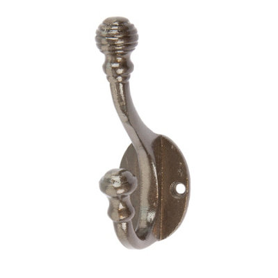 Hammer & Tongs Ball End Hat & Coat Hook - W30mm x H95mm - Raw