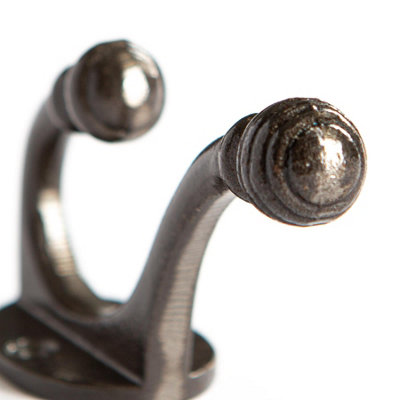 Hammer & Tongs Ball End Hat & Coat Hook - W30mm x H95mm - Raw