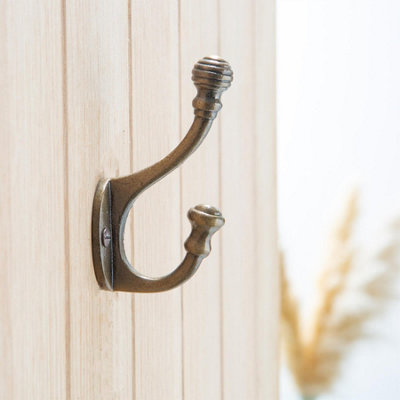 Hammer & Tongs Ball End Hat & Coat Hook - W30mm x H95mm - Raw