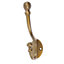 Hammer & Tongs - Ball End Hat & Coat Hook - W35mm x H135mm - Brass