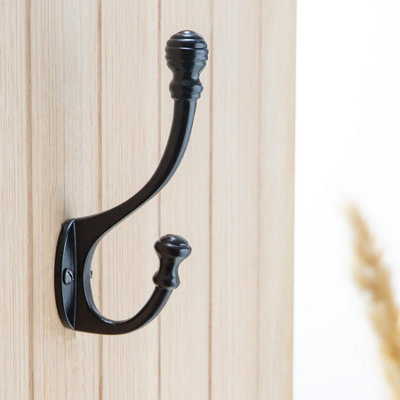 Hammer & Tongs Ball End Hat & Coat Hook - W35mm x H135mm - Brass
