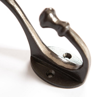 Hammer & Tongs Ball End Hat & Coat Hook - W35mm x H135mm - Raw