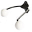 Hammer & Tongs - Ceramic Ball Hat & Coat Hook - W50mm x H180mm - White