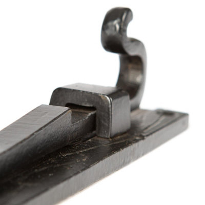 Hammer & Tongs - Cranked Shepherd's Crook Bolt - W185mm - Black