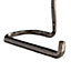 Hammer & Tongs - Curly Iron Toilet Roll Holder - W180mm - Raw