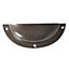 Hammer & Tongs - Curved Cabinet Cup Handle - W130mm x H50mm - Raw