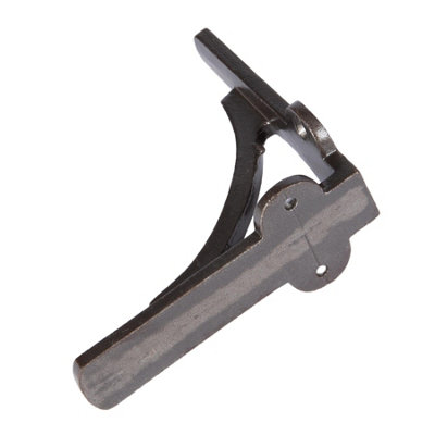 Hammer & Tongs - Curved Iron Shelf Bracket - D100mm - Raw