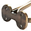 Hammer & Tongs - Flat Top Ball End Hat & Coat Hook - W35mm x H85mm - Brass