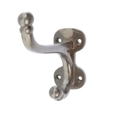 Hammer & Tongs Flat Top Ball End Hat & Coat Hook - W35mm x H85mm - Raw
