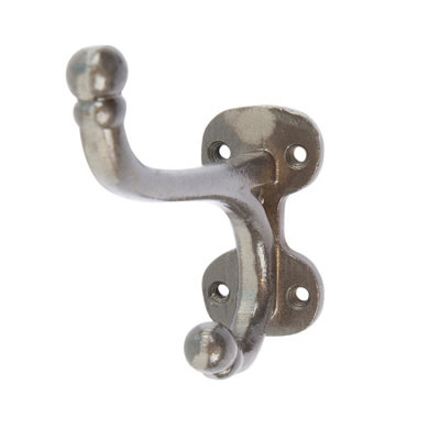 Hammer & Tongs - Flat Top Ball End Hat & Coat Hook - W35mm x H85mm - Raw