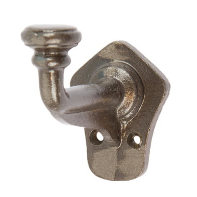 Hammer & Tongs Flat Top Larder Hook - W40mm x H70mm - Raw