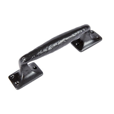 Hammer & Tongs - Forged Barn Door Handle - H205mm - Black