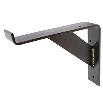 Hammer & Tongs Gallows Style Scaffold Board Shelf Bracket - D240mm - Black