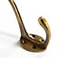 Hammer & Tongs - Hat & Coat Hook - W40mm x H105mm - Brass