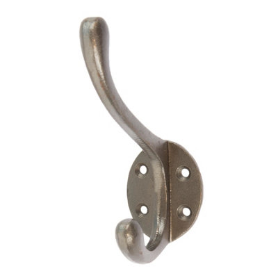 Hammer & Tongs Hat & Coat Hook - W40mm x H105mm - Raw