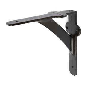 Hammer & Tongs - Iron Shelf Bracket - D150mm - Black