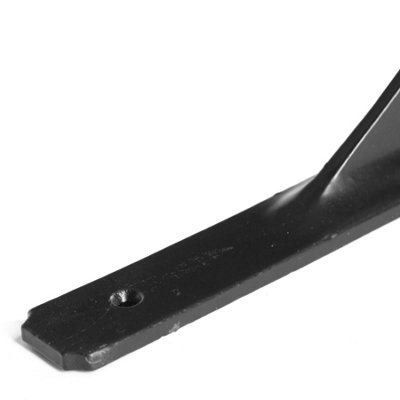 Hammer & Tongs Iron Shelf Bracket - D205mm - Black - Pack of 4