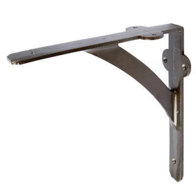 Hammer & Tongs Iron Shelf Bracket - D205mm - Raw - Pack of 4
