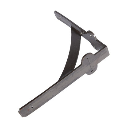 Hammer & Tongs - Iron Shelf Bracket - D205mm - Raw
