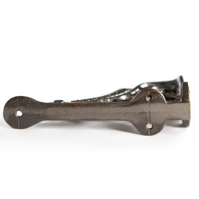 Hammer & Tongs Ornate Iron Shelf Bracket - D120mm - Raw - Pack of 2