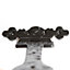 Hammer & Tongs - Ornate T-Hinge - W310mm - Black