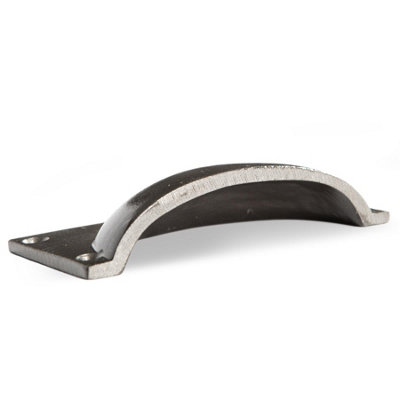 Hammer & Tongs - Rectangular Cabinet Cup Handle - W105mm x H50mm - Raw