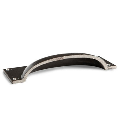 Hammer & Tongs - Rectangular Cabinet Cup Handle - W130mm x H50mm - Raw