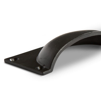 Hammer & Tongs Rectangular Cabinet Drawer Pull - W105mm x H50mm - Black - Pack of 4