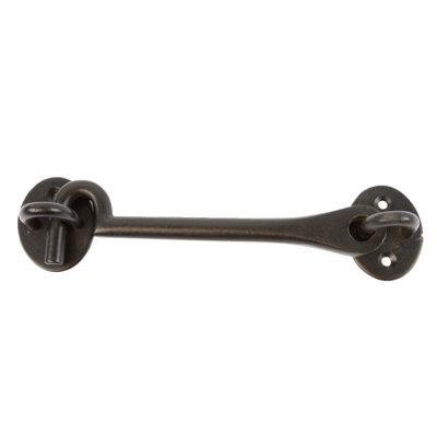 Hammer & Tongs - Rustic Cabin Hook and Eye - W165mm - Black