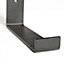 Hammer & Tongs Scaffold Board Iron Shelf Bracket - D235mm - Black - Pack of 2