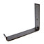 Hammer & Tongs Scaffold Board Iron Shelf Bracket - D235mm - Raw - Pack of 2
