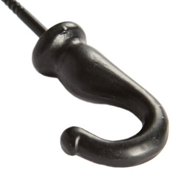 Hammer & Tongs Screw Hook - W20mm x H35mm - Black